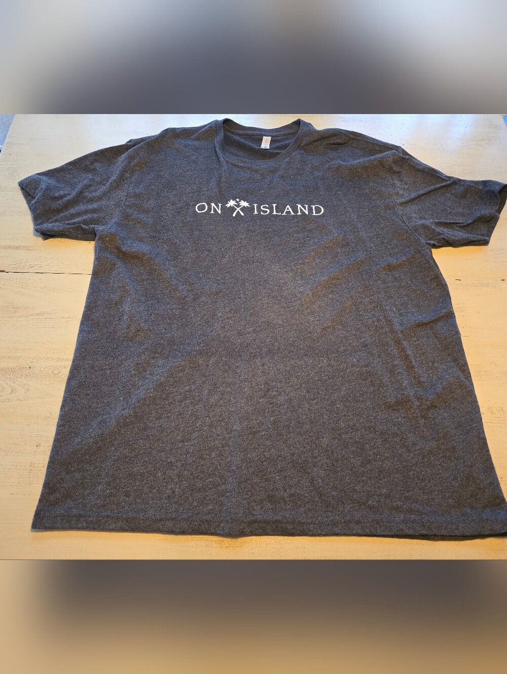 On Island, Sanibel/Captiva Islands, FL Men's XXL Tshirt, Charcoal Gray